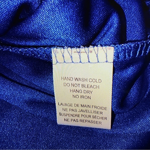 Wrangler Women's Navy Blue Off the Shoulder Tassel Fringe Dress Size Small - Picture 5 of 5